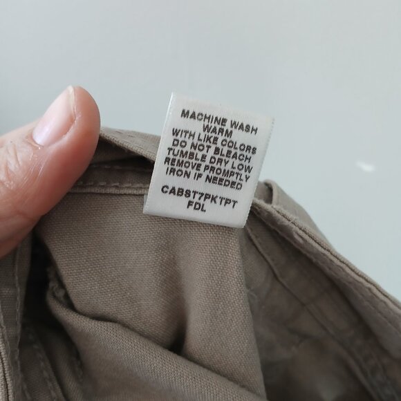 CABELAS Men's Pants Cargo 7‎ Pocket Pants Size 38 Hiking Outdoor Cotton Spandex - Picture 10 of 16